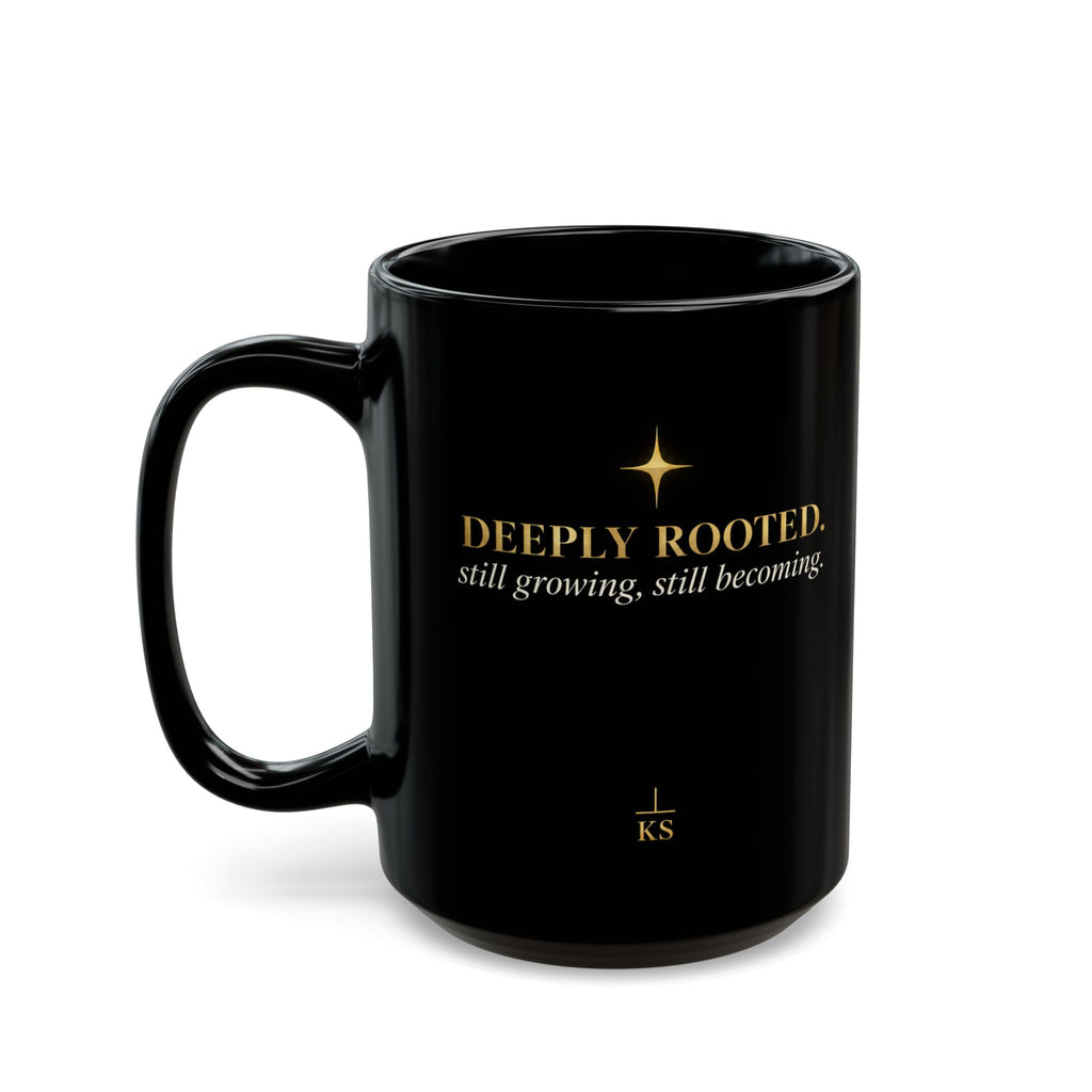 Bloom Like a Rose | Kulture Sips™ Luxe Ceramic Mug