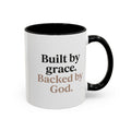 Built by Grace. Backed by God. – Kulture Sips™ Faith Mug | Inspirational Coffee Cup