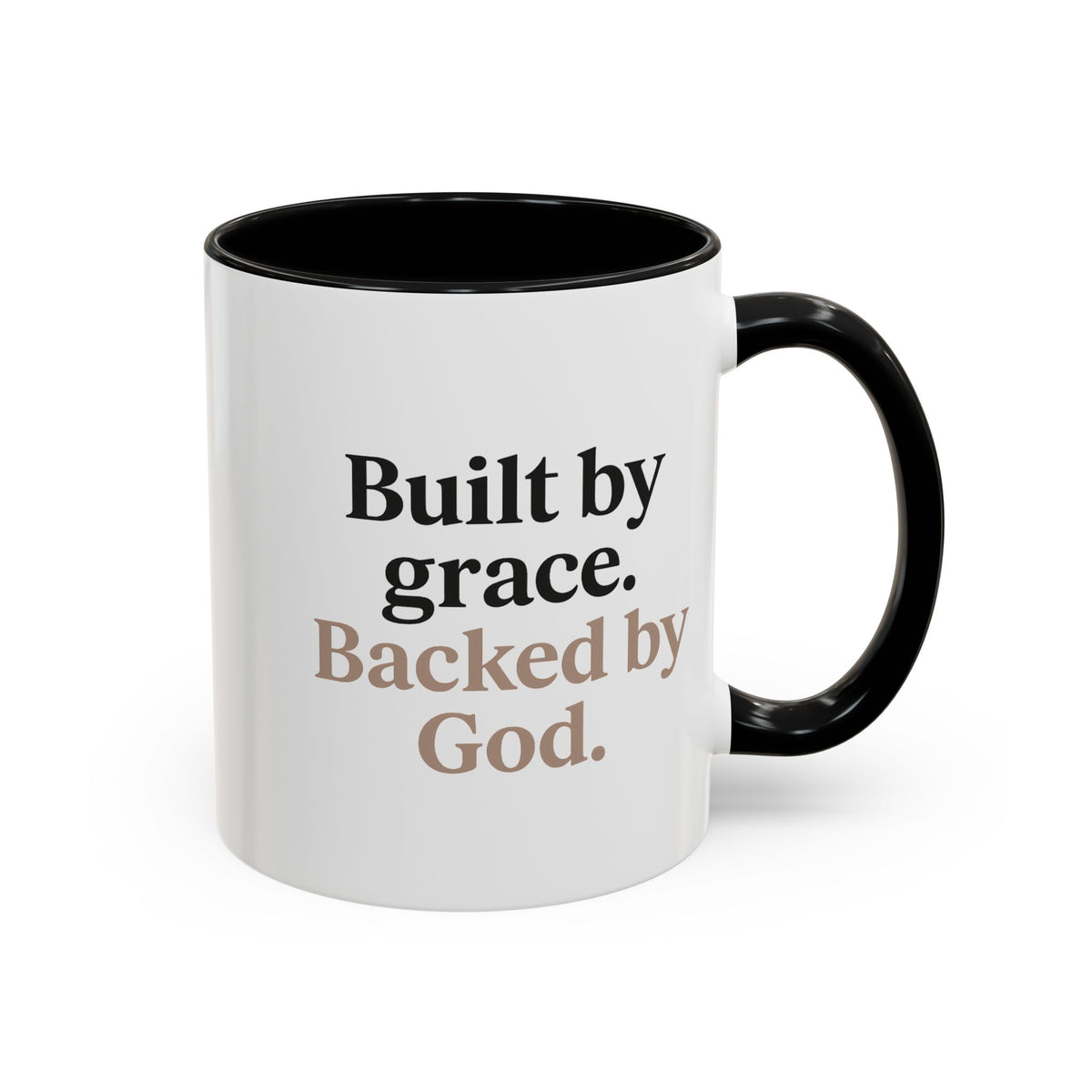 Built by Grace. Backed by God. – Kulture Sips™ Faith Mug | Inspirational Coffee Cup