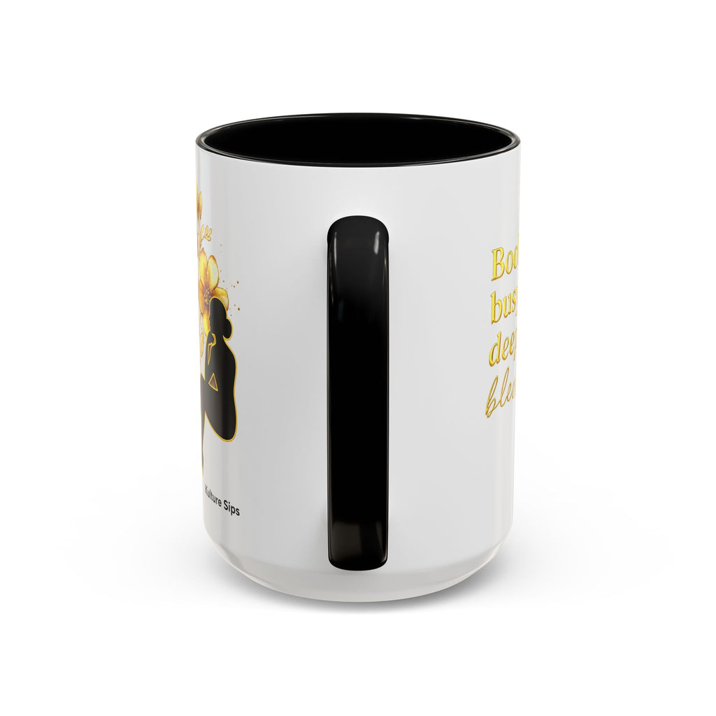 Booked, Busy & Deeply Blessed Affirmation Mug "Gold" | Faith & Focused