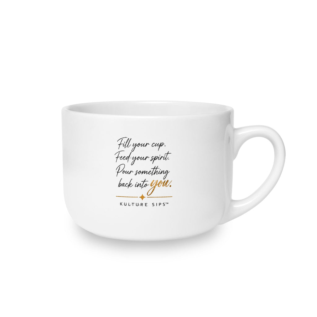 Pour Into You | Kulture Sips™ Luxe Ceramic Latte Mug