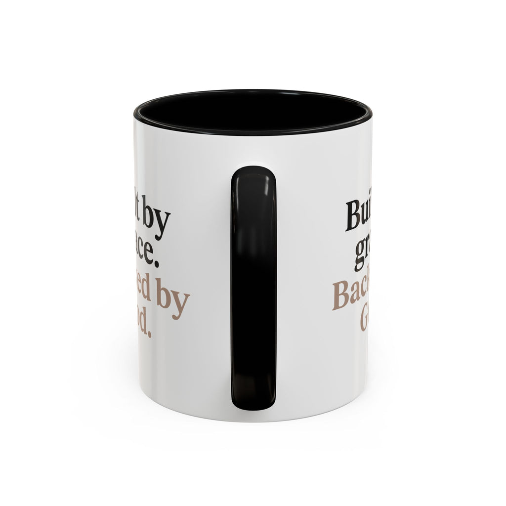 Built by Grace. Backed by God. – Kulture Sips™ Faith Mug | Inspirational Coffee Cup