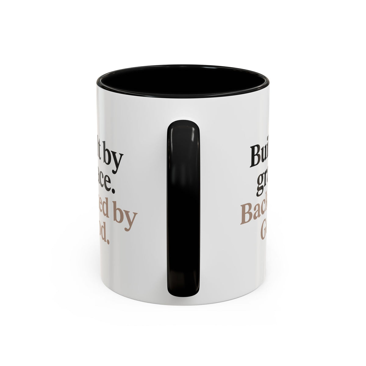 Built by Grace. Backed by God. – Kulture Sips™ Faith Mug | Inspirational Coffee Cup