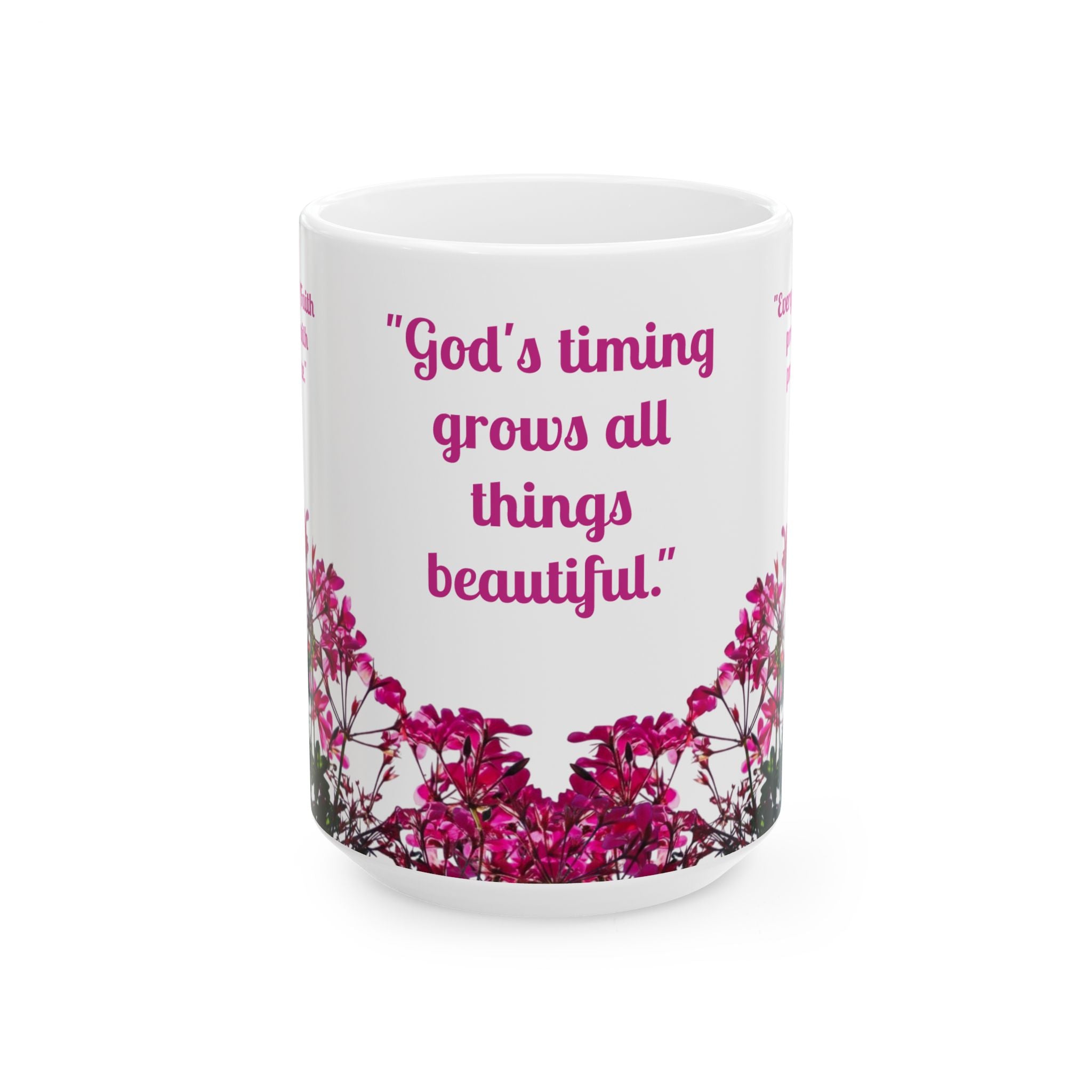 Divine Pause Inspirational Mug - White