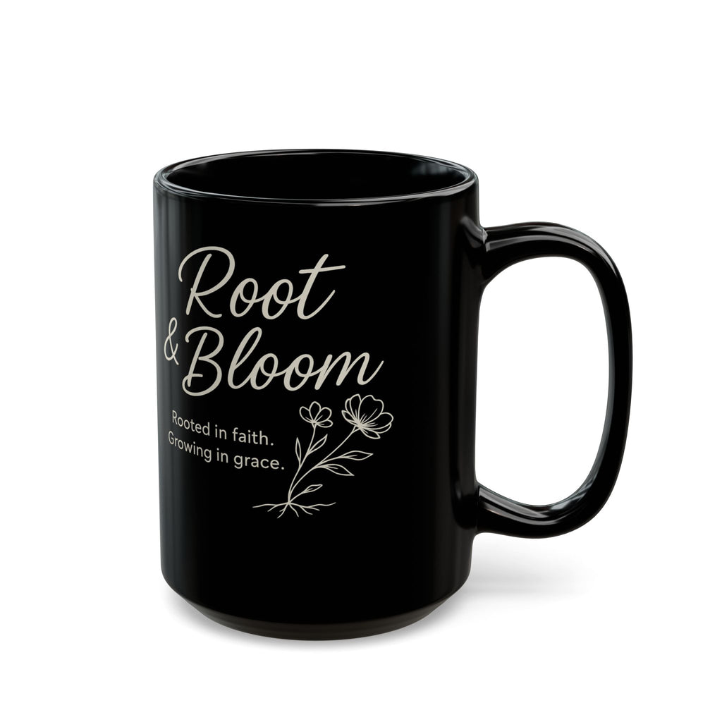 Kulture Sips Root & Bloom Faith Mug | Grounded in Grace, Growing in Purpose