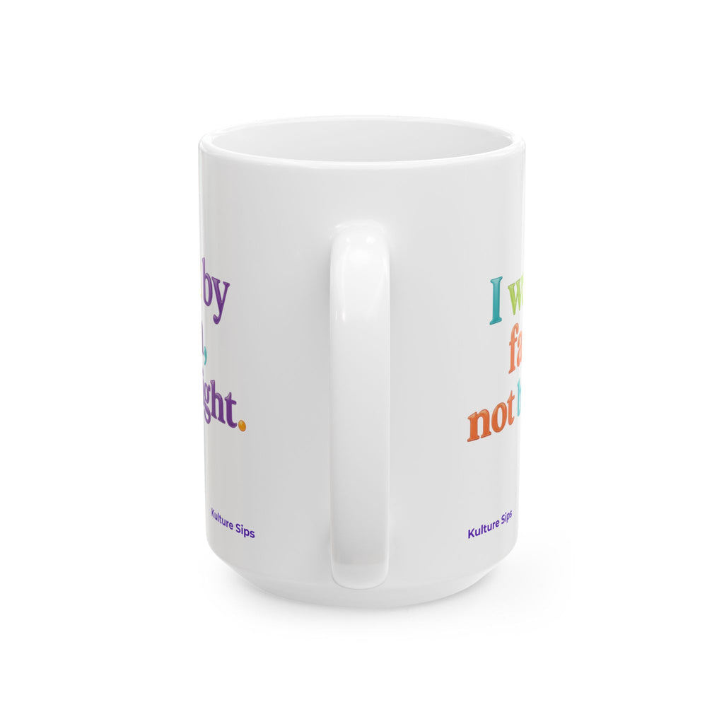 I Walk by Faith, Not by Sight Mug | Christian Affirmation Cup for Believers & Dreamers