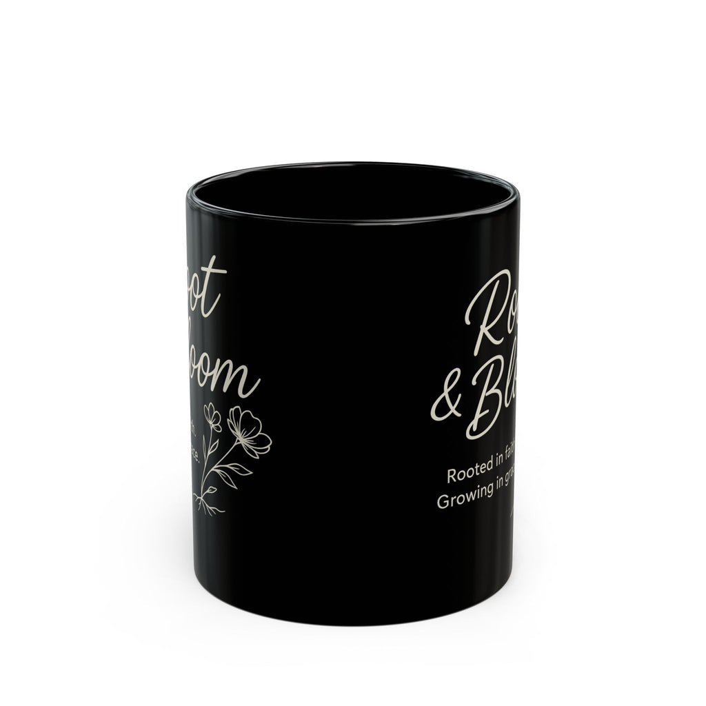 Kulture Sips Root & Bloom Faith Mug | Grounded in Grace, Growing in Purpose