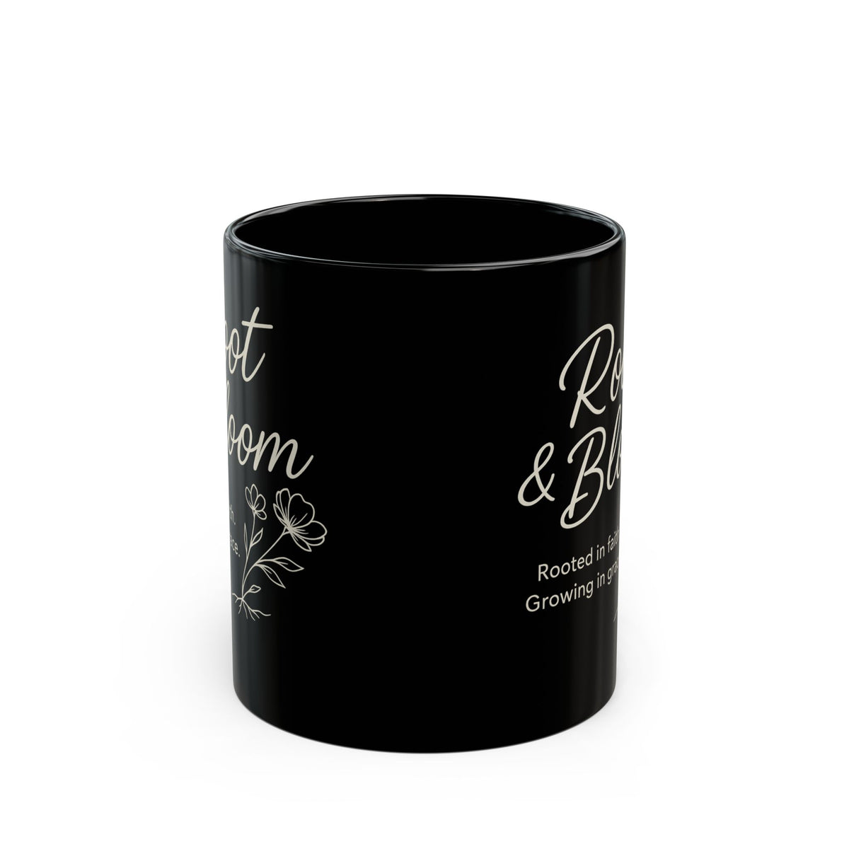 Kulture Sips Root & Bloom Faith Mug | Grounded in Grace, Growing in Purpose