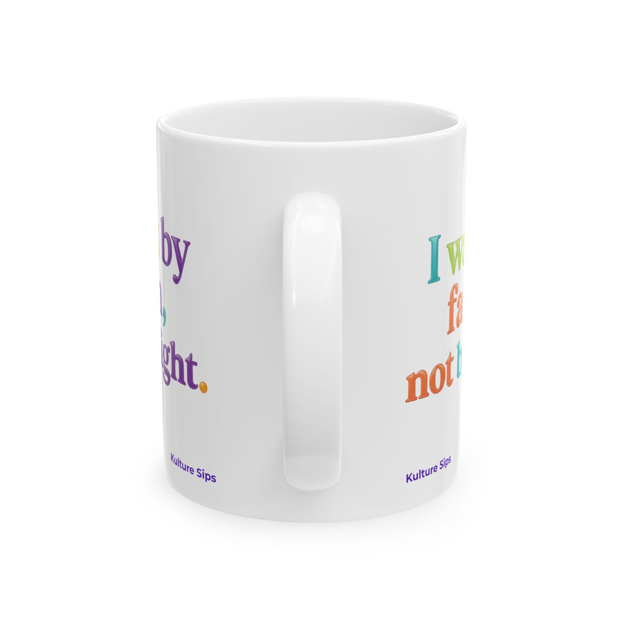 I Walk by Faith, Not by Sight Mug | Christian Affirmation Cup for Believers & Dreamers
