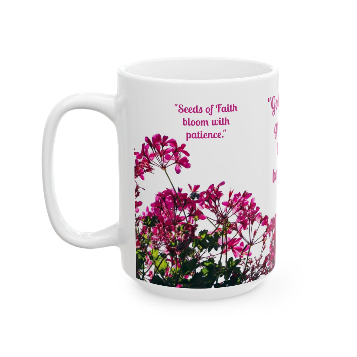 Divine Pause Inspirational Mug - White
