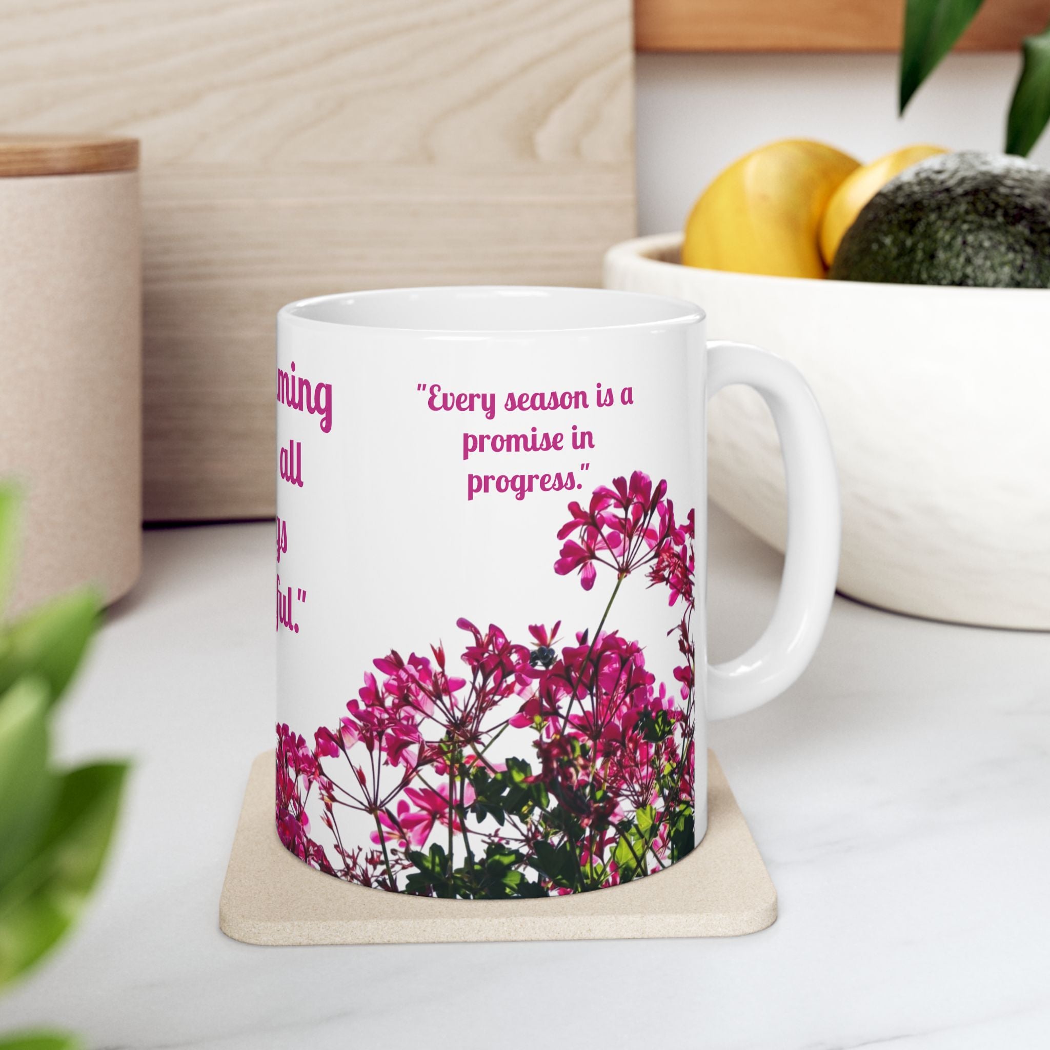 Divine Pause Inspirational Mug - White