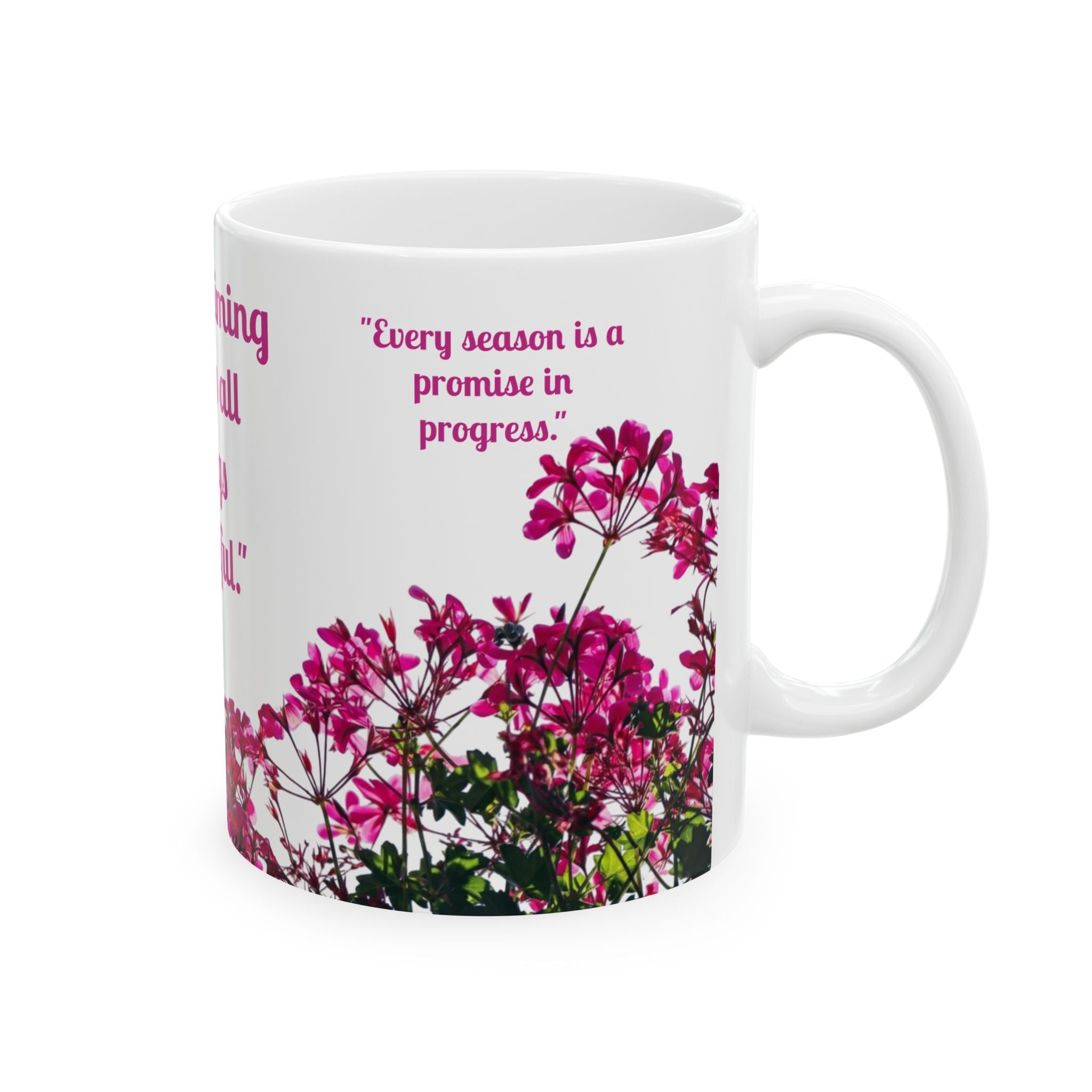 Divine Pause Inspirational Mug - White