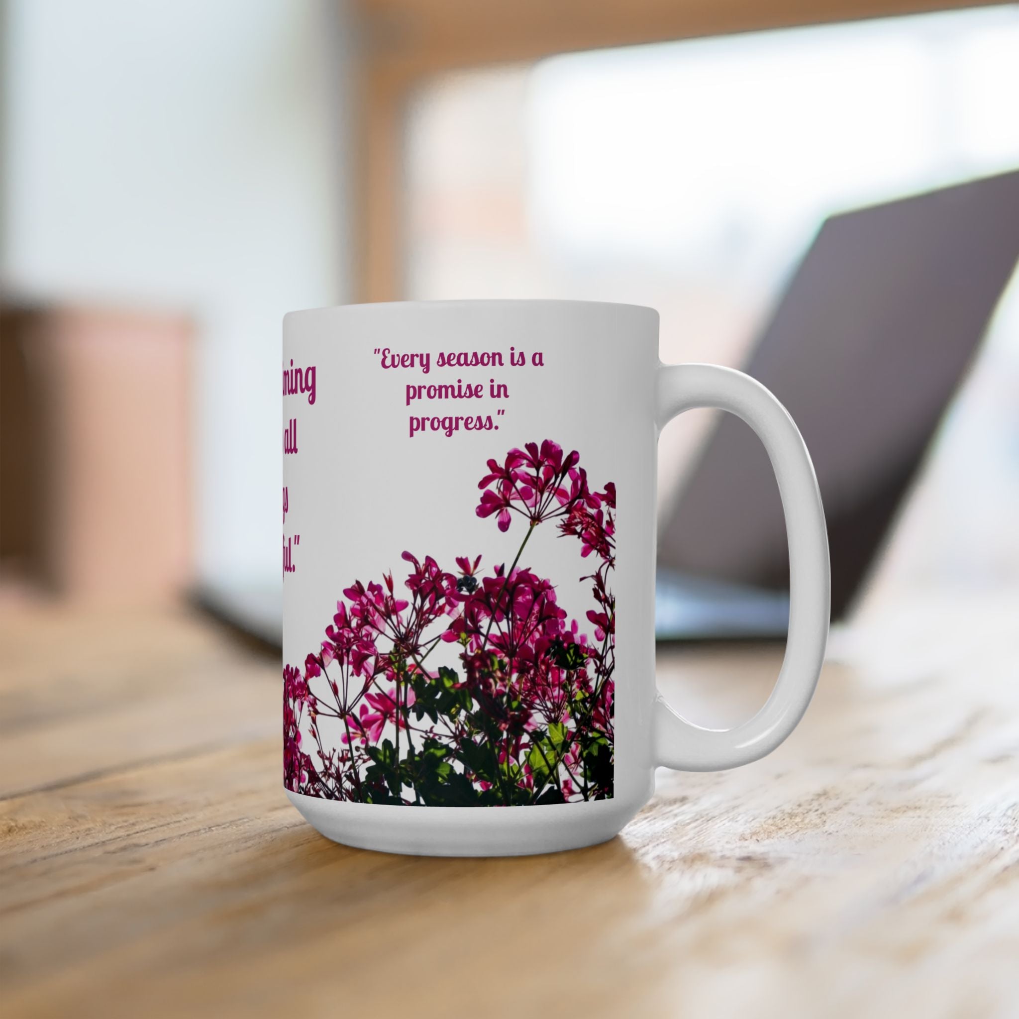 Divine Pause Inspirational Mug - White