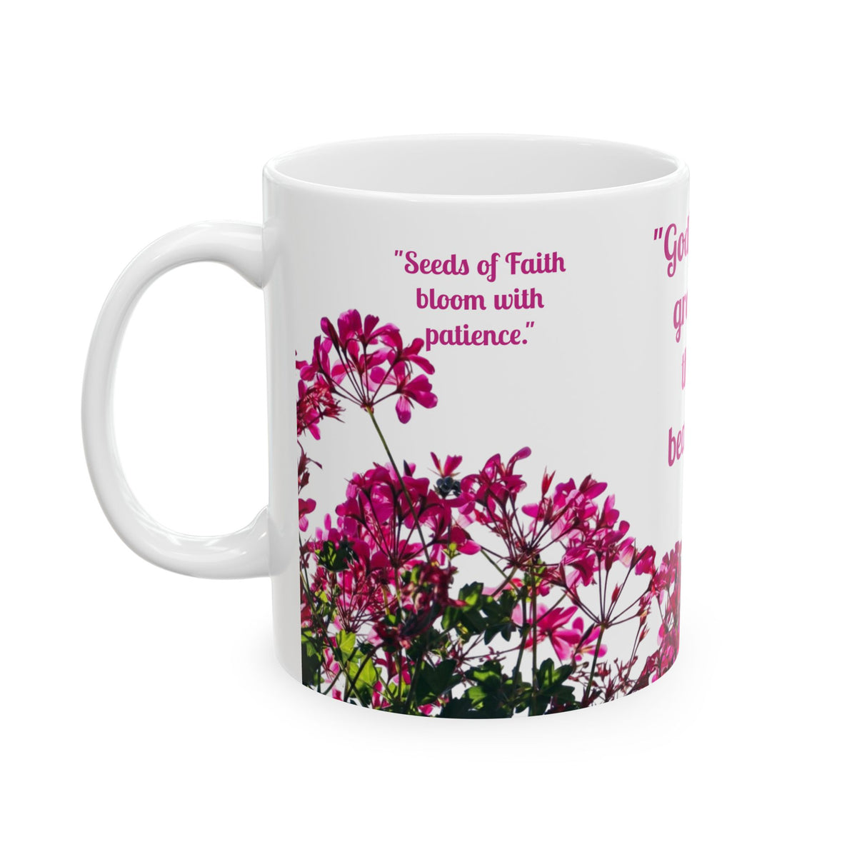 Divine Pause Inspirational Mug - White