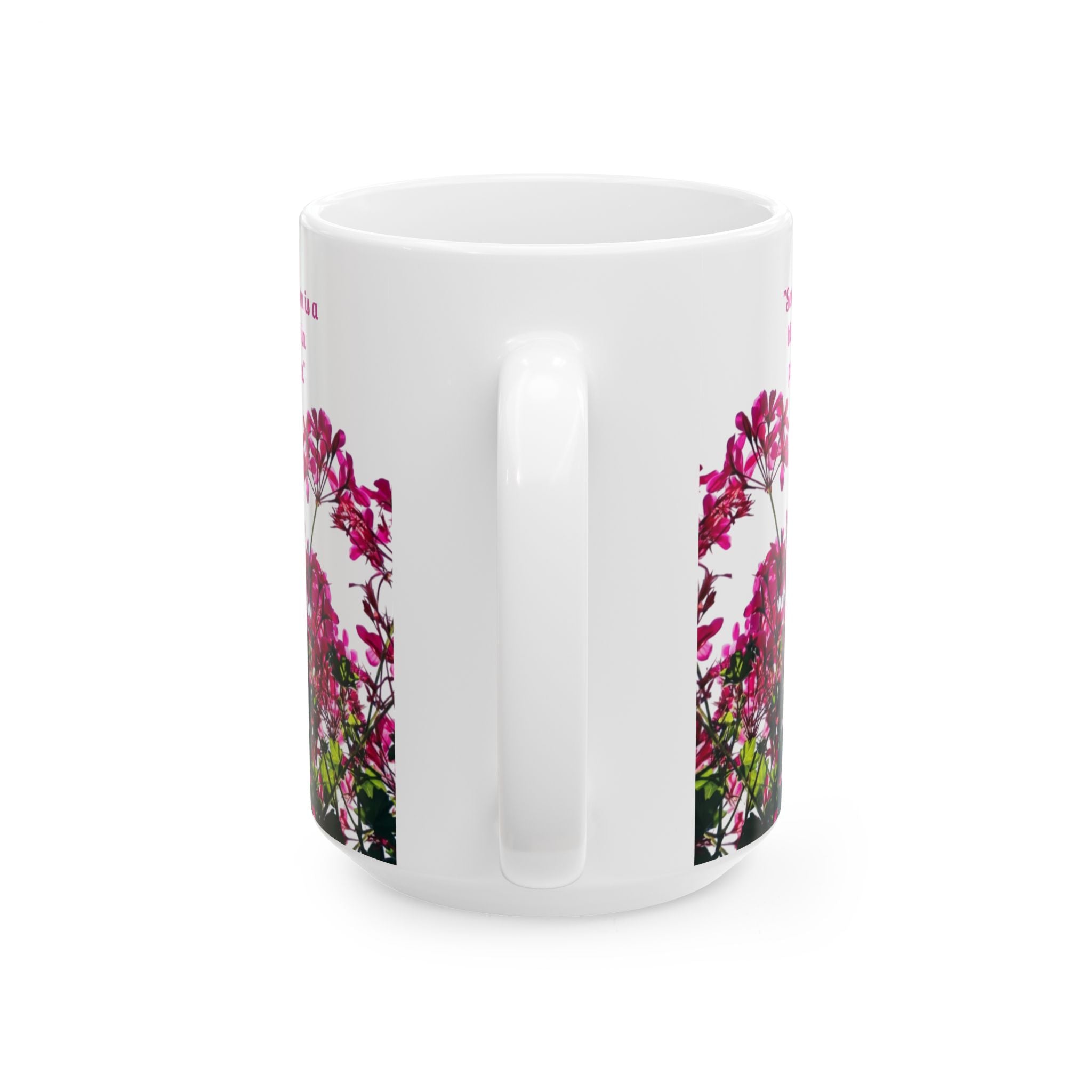 Divine Pause Inspirational Mug - White