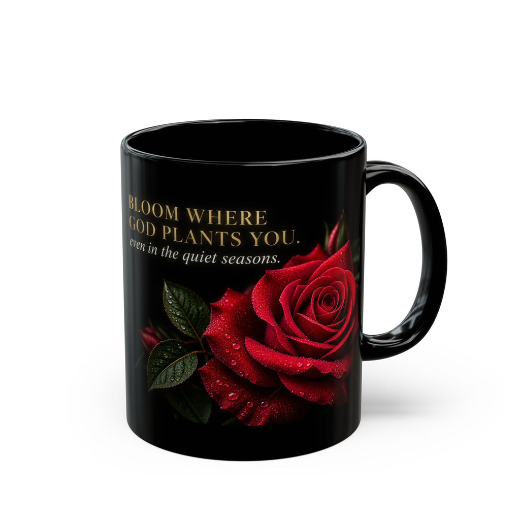 Bloom Like a Rose | Kulture Sips™ Luxe Ceramic Mug