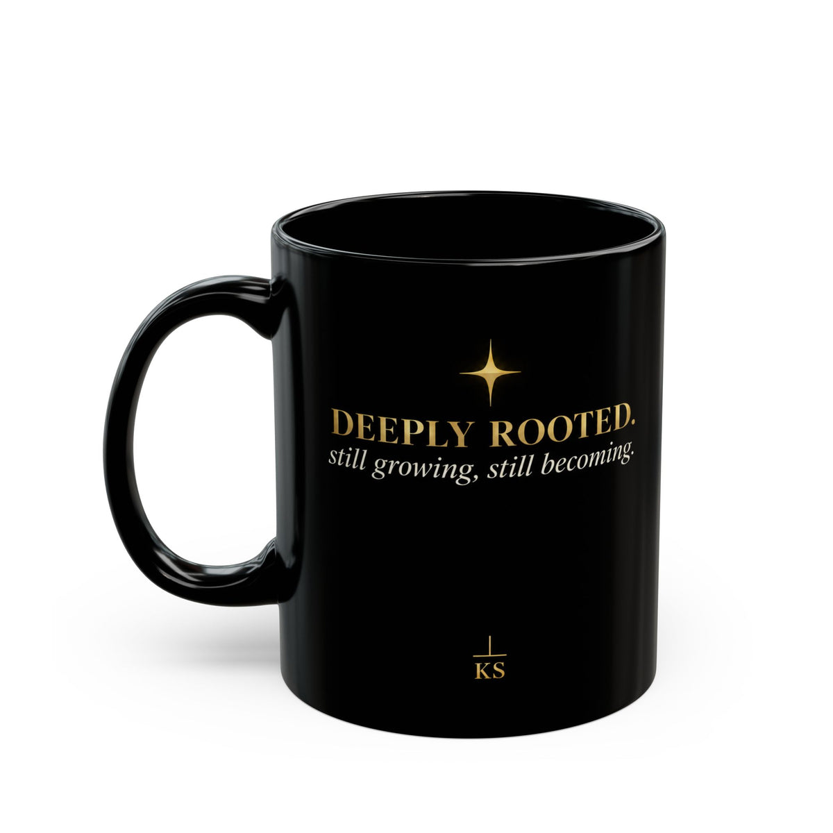 Bloom Like a Rose | Kulture Sips™ Luxe Ceramic Mug