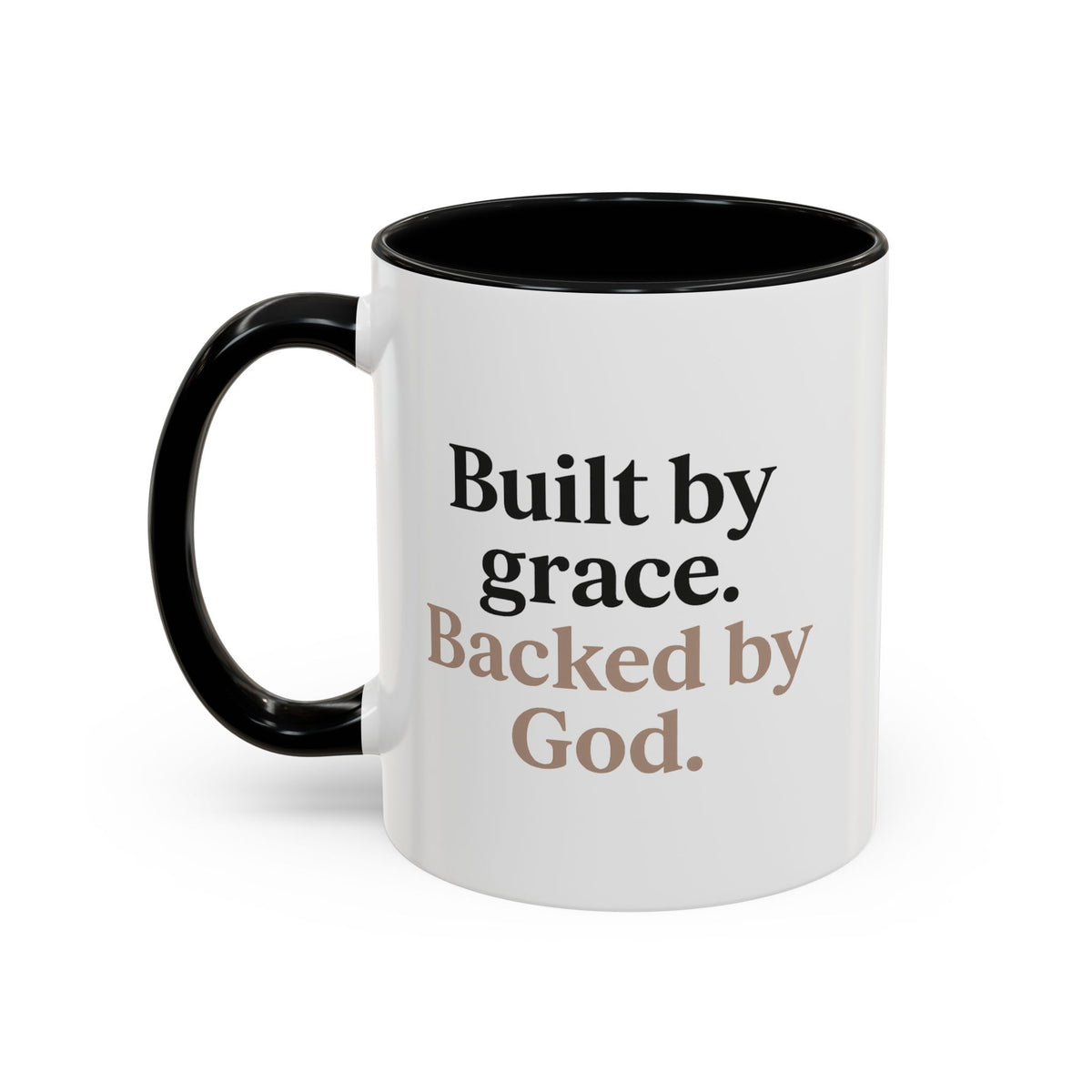 Built by Grace. Backed by God. – Kulture Sips™ Faith Mug | Inspirational Coffee Cup