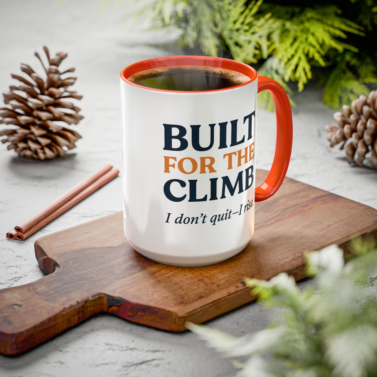 Built For the Climb Kulture Sips Mug | Faith, Grit and Growth