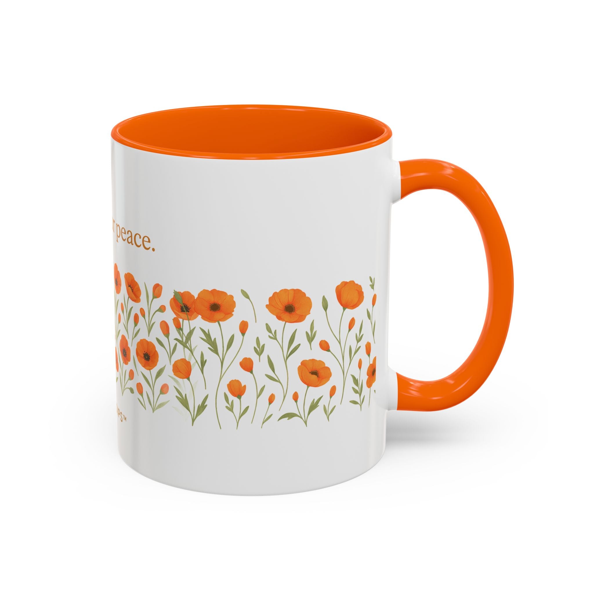 “Pour Into Your Peace” - Motivational Coffee Mug