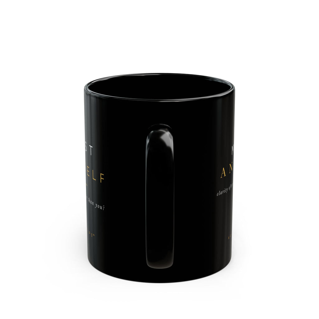 Trust Yourself™ – Move Anyway Black Mug | Kulture Sips™