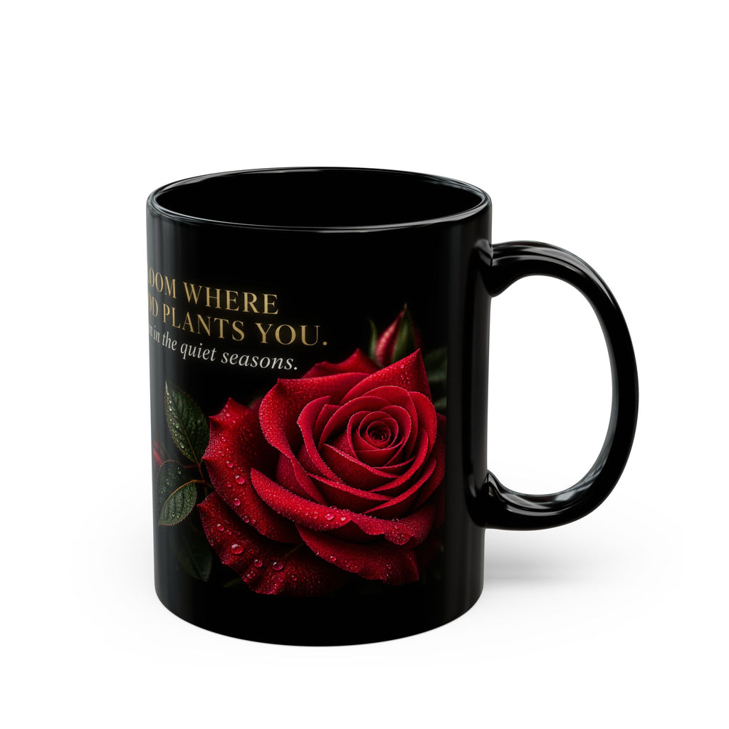 Bloom Like a Rose | Kulture Sips™ Luxe Ceramic Mug