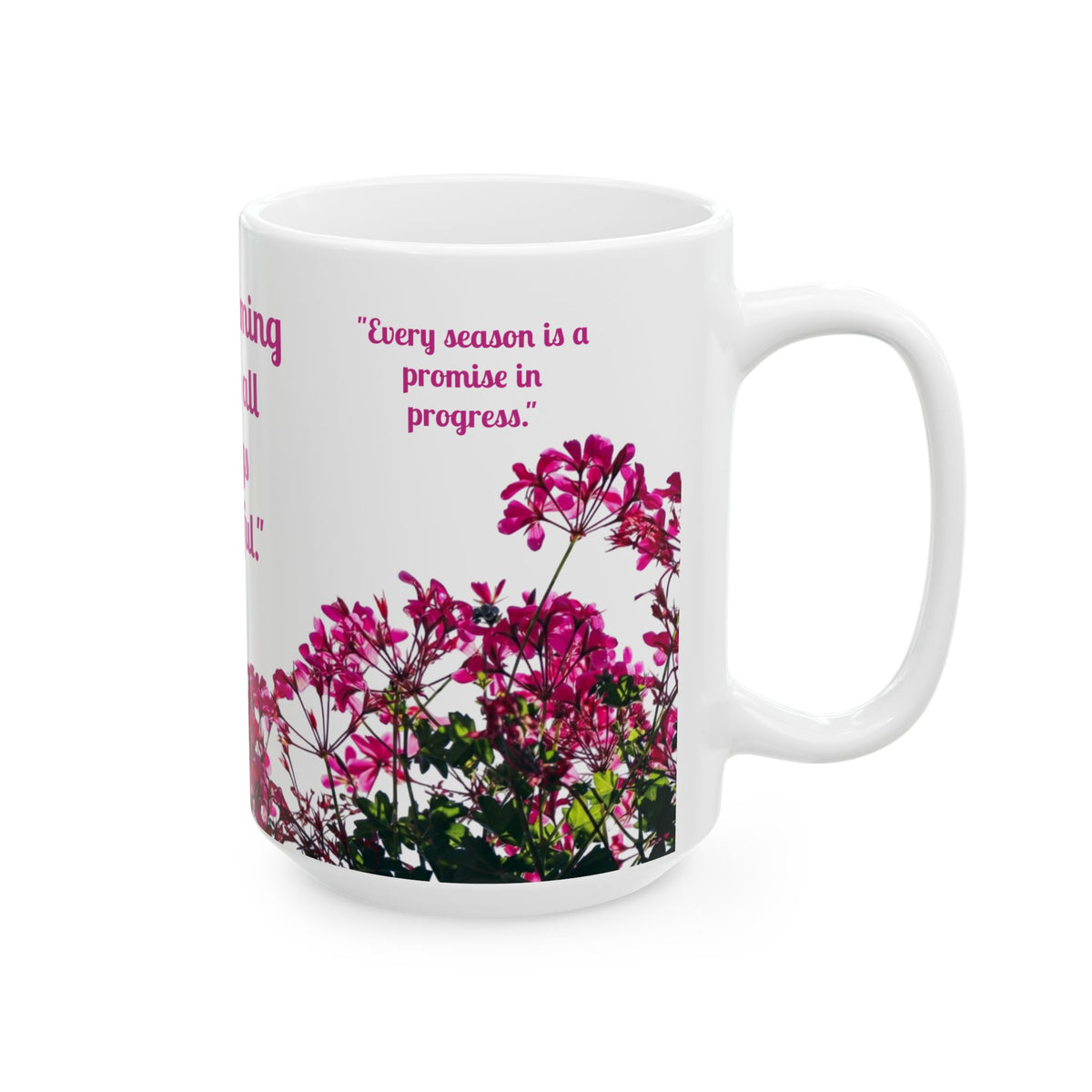 Divine Pause Inspirational Mug - White