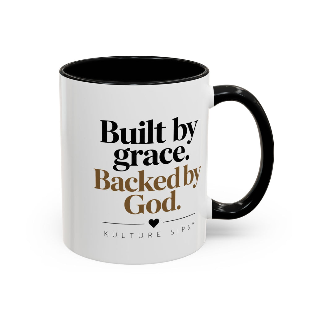 Built by Grace. Backed by God. | Kulture Sips™ Luxe Ceramic Mug