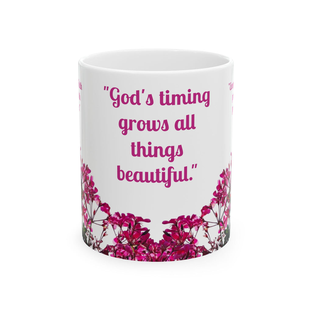 Divine Pause Inspirational Mug - White