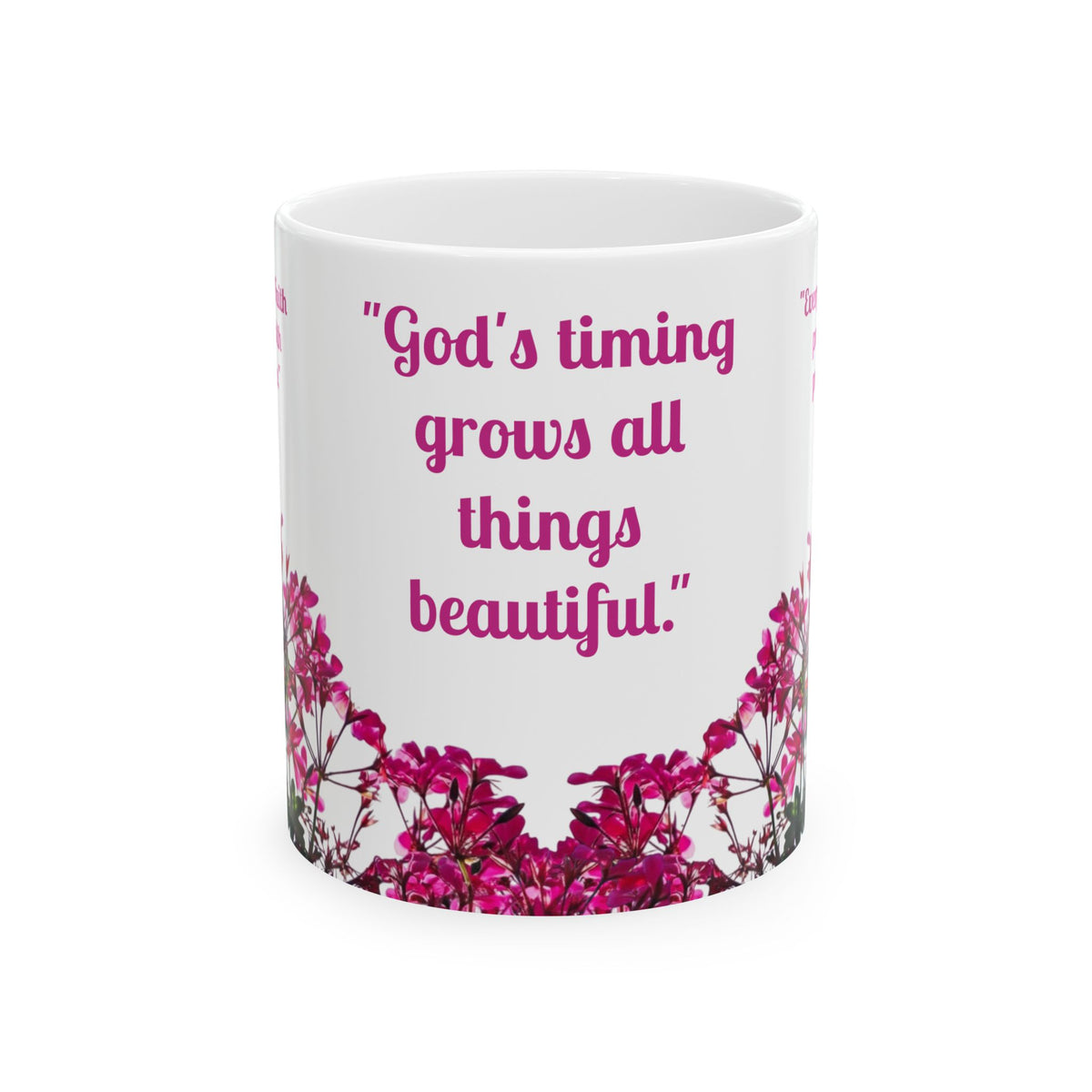 Divine Pause Inspirational Mug - White
