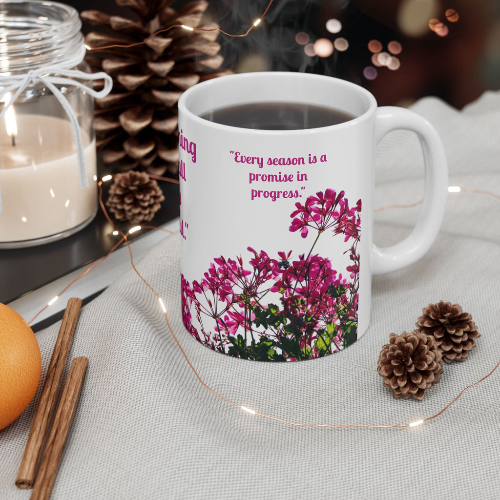 Divine Pause Inspirational Mug - White