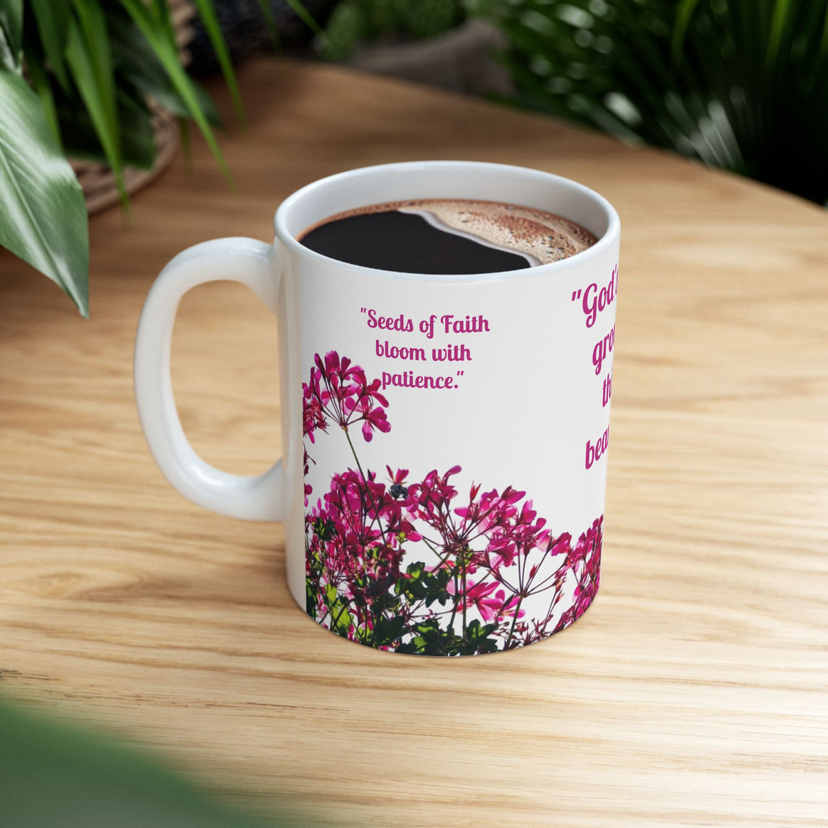 Divine Pause Inspirational Mug - White