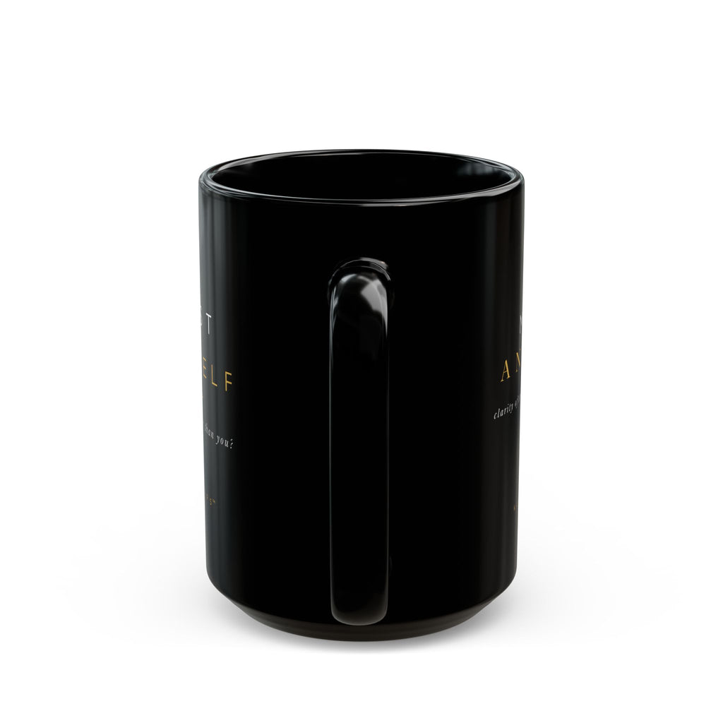 Trust Yourself™ – Move Anyway Black Mug | Kulture Sips™