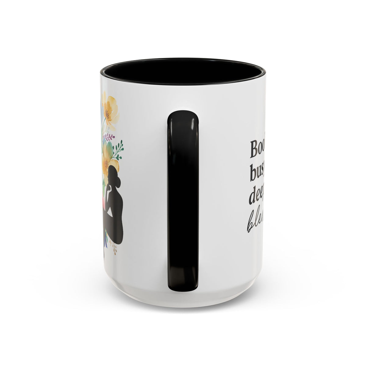 Booked, Busy & Deeply Blessed Affirmation Mug | Focused