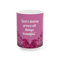 Divine Pause Inspirational Mug - Pink